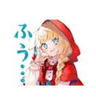 赤ずきんちゃんのメルヘン日常♡（個別スタンプ：40）