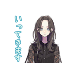 しっかり者な女子の筋トレ報告（個別スタンプ：8）