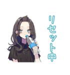 しっかり者な女子の筋トレ報告（個別スタンプ：25）