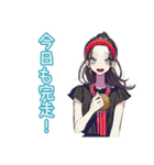 しっかり者な女子の筋トレ報告（個別スタンプ：40）