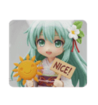 心まで晴天太陽みなみちゃん（個別スタンプ：6）
