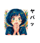アート界隈女子（個別スタンプ：6）