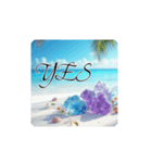美しい海.Beautiful sea.英語.筆記体（個別スタンプ：6）