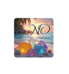 美しい海.Beautiful sea.英語.筆記体（個別スタンプ：22）