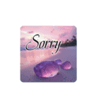 美しい海.Beautiful sea.英語.筆記体（個別スタンプ：23）