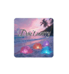 美しい海.Beautiful sea.英語.筆記体（個別スタンプ：24）