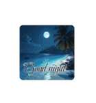 美しい海.Beautiful sea.英語.筆記体（個別スタンプ：31）