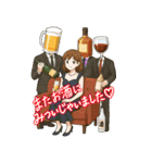 酒クズ女子ちゃんの日々1 せんべろ・飲酒（個別スタンプ：12）