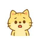 まんまるオレンジ猫の気分便（個別スタンプ：1）