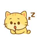 まんまるオレンジ猫の気分便（個別スタンプ：4）