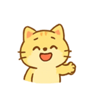 まんまるオレンジ猫の気分便（個別スタンプ：10）