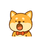 リボン付きぽっちゃりしば犬（個別スタンプ：2）