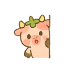 ストロベリーミルク子牛（個別スタンプ：20）