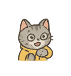 雨の日のトラねこ（個別スタンプ：5）