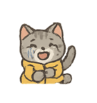 雨の日のトラねこ（個別スタンプ：16）