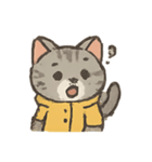 雨の日のトラねこ（個別スタンプ：23）