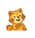 いたずらアライグマのリアクション（個別スタンプ：1）