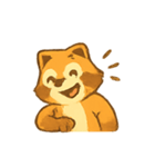 いたずらアライグマのリアクション（個別スタンプ：2）