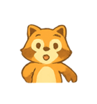 いたずらアライグマのリアクション（個別スタンプ：9）