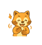 いたずらアライグマのリアクション（個別スタンプ：15）
