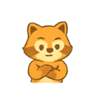 いたずらアライグマのリアクション（個別スタンプ：16）