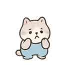 青いつなぎのはむはむ（個別スタンプ：2）