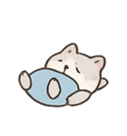 青いつなぎのはむはむ（個別スタンプ：4）