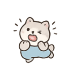 青いつなぎのはむはむ（個別スタンプ：7）