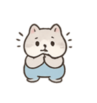 青いつなぎのはむはむ（個別スタンプ：8）