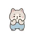 青いつなぎのはむはむ（個別スタンプ：9）