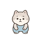 青いつなぎのはむはむ（個別スタンプ：11）