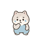青いつなぎのはむはむ（個別スタンプ：12）