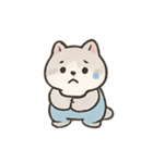 青いつなぎのはむはむ（個別スタンプ：13）