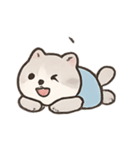 青いつなぎのはむはむ（個別スタンプ：15）