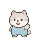 青いつなぎのはむはむ（個別スタンプ：16）