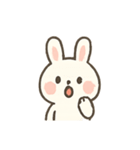 しろうさの毎日リアクション（個別スタンプ：1）