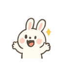 しろうさの毎日リアクション（個別スタンプ：3）
