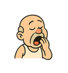 怒り爆発ハゲじいさん：キレるけどハッピー（個別スタンプ：13）