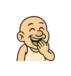 怒り爆発ハゲじいさん：キレるけどハッピー（個別スタンプ：23）