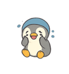 あったか帽子のペンギン（個別スタンプ：2）
