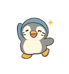 あったか帽子のペンギン（個別スタンプ：3）