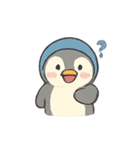 あったか帽子のペンギン（個別スタンプ：4）