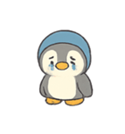 あったか帽子のペンギン（個別スタンプ：6）