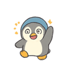 あったか帽子のペンギン（個別スタンプ：10）
