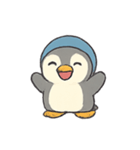 あったか帽子のペンギン（個別スタンプ：15）