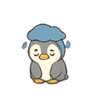 あったか帽子のペンギン（個別スタンプ：16）