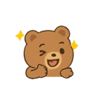 くまちゃん感情パレード（個別スタンプ：16）
