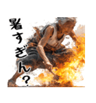 火を操る炎上ばばぁ！(凄く使える便利返信)（個別スタンプ：37）