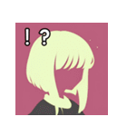 夏の薄着の金髪女子（個別スタンプ：17）