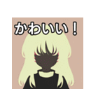 夏の薄着の金髪女子（個別スタンプ：20）